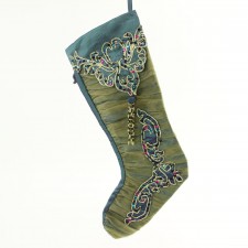STOCKING SCROLL SEQUIN PTTRN