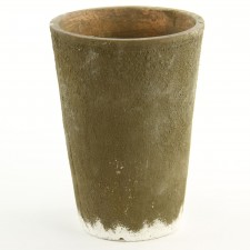 9"CALCIFIED HOT HOUSE POT A25