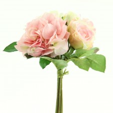 10.5"ROSE/HYDRANGEA BOUQUET