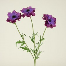 23" ANEMONE SPRAY X3 PURPLE