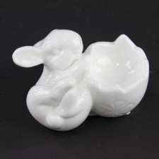 2.5"CERAMIC BUNNY W/EGG A4