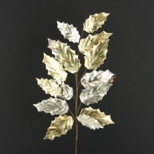 18" MET.HOLLY SPRAY GLD/TIFF