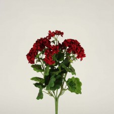 18" GERANIUM BUSH X5 RED