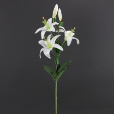 28" GARDEN LILY SPRAY WHITE