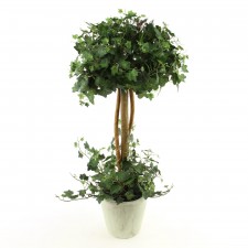 22"CURLY IVY TOPIARY GRN