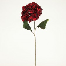 29"VEL HYDRANGEA SPRAY TT.RED