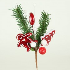 11"X-MAS TREE/G.BRD/PINE PICK
