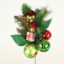 19"PINE/ORN BALL/GIFT BX SPRY