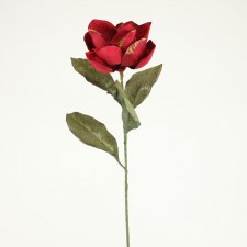 30"GB VEL MAGNOLIA SPRAY RED