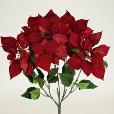 22"GL L/J POIN BUSH X5 RED