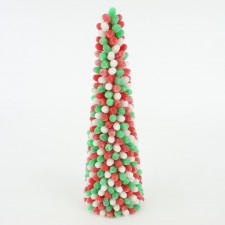 20" GUMDROP TOPIARY RED/GRN