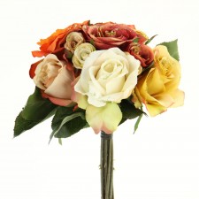 12"GLITTER ROSE BOUQUET