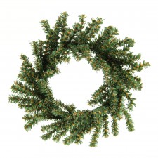 5" PINE CANDLE RING GREEN