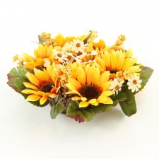 3" SUNFLOWER CANDLE RING