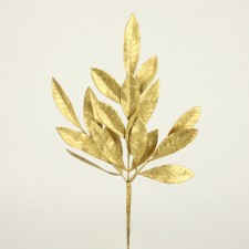 17"BAY LEAF SPRAY LT.GOLD