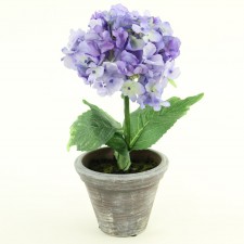 14" HYDRANGEA POTTED LAVENDER