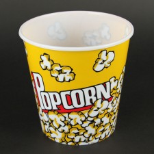 7.09"X7.09"MED PL.POPCORN CUP