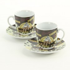 COFFE CUP/SAUCER 4PC/SET