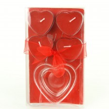 VALENTINE CANDLE 5PC/SET