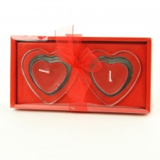 VALENTINE CANDLE 2PC/SET