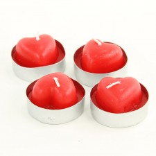 VALENTINE CANDLE 4PC/SET