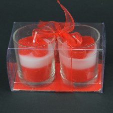 VALENTINE CANDLE 2PC/SET