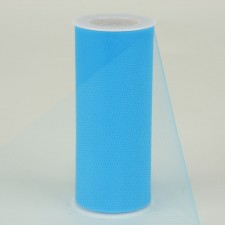 6" TULLE X25YD TURQUOISE