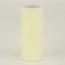 6" TULLE X25YD IVORY