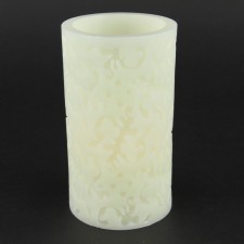 3"X6"FLMLSS LED CANDLE W/TIMER
