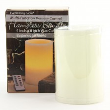 4"X6" X-LG CANDLE W/TIMER