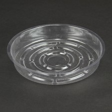 8" SAUCER CLEAR 50PC/PKG