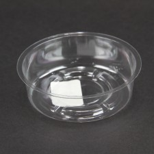4" SAUCER CLEAR 50PC/PKG