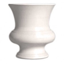 7.75" DESIGNER URN X1 WHITE