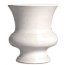 9.5" DESIGNER URN X1 WHITE