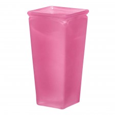 9"TAPERED SQ VASE X1 RO.QUARTZ