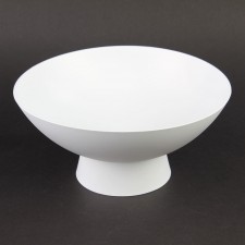 10"DEMI FOOTED BOWL WHITE