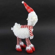 17.25"FABRIC STANDING LLAMA