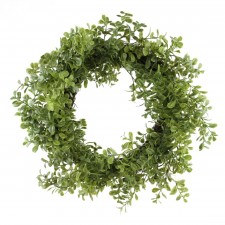 14"FRESH BOXWD TBL WREATH M25