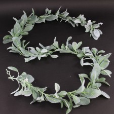 6' LAMB'S EAR GARLAND GREY