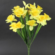 18"DAFFADIL BUSH X14 YELLOW
