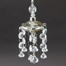7"ACR/GLS CHANDELIER ORN A4
