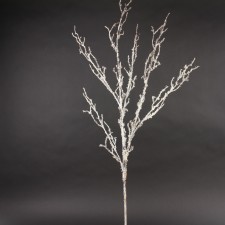 48"SNOWY TWIG BRANCH WHITE