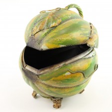 PUMPKIN PLANTER W/LID S2 A4