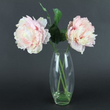17" PEONY VASE PINK