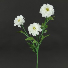 25" DAHLIA SPRAY X3 CREAM