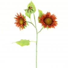 18" SUNFLOWER BURNT ORANGE