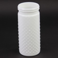 4"X9.25"HOBNAIL JAR WHITE