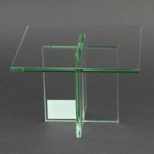 8"X5.5"GLASS PLATE STAND
