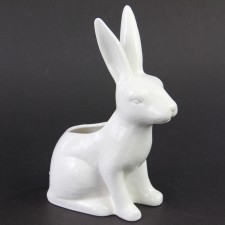6"X3"X7.75"GARDEN BUNNY POT
