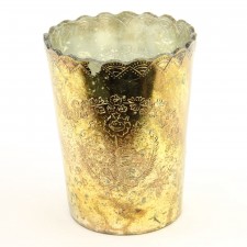 5.5"X7"DESIRAY VOTIVE GOLD